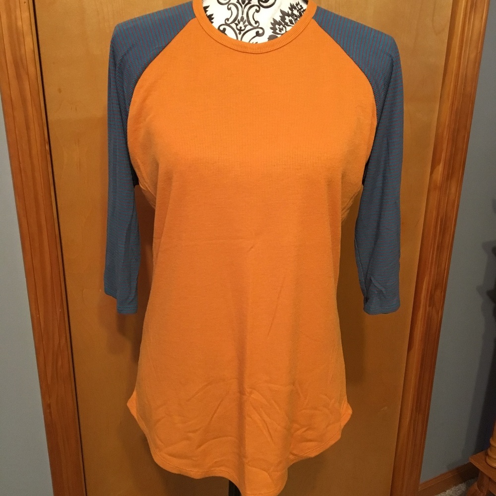 M Orange and Blue LuLaRoe Randy